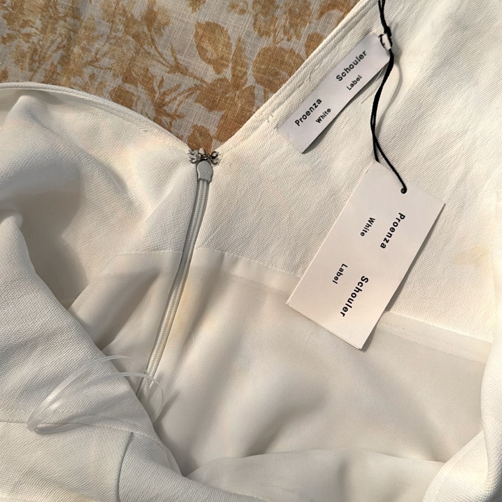 NWT 💛◻️Proenza Schouler LLC ◻️💛 crêpe color, Block pleated Dress👗 women’s 8 - Picture 7 of 7
